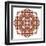 Ornate Ethnic Henna Colors Mandala-art_of_sun-Framed Art Print