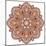 Ornate Ethnic Henna Colors Mandala-art_of_sun-Mounted Art Print