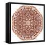 Ornate Ethnic Henna Colors Mandala-art_of_sun-Framed Stretched Canvas