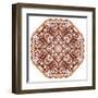 Ornate Ethnic Henna Colors Mandala-art_of_sun-Framed Art Print