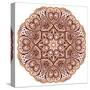 Ornate Ethnic Henna Colors Mandala-art_of_sun-Stretched Canvas