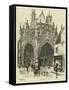 Ornate Facade I-Albert Robida-Framed Stretched Canvas