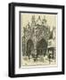 Ornate Facade I-Albert Robida-Framed Art Print