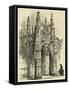 Ornate Facade IV-Albert Robida-Framed Stretched Canvas