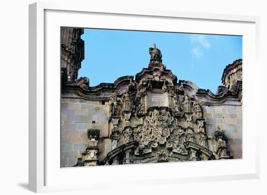 Ornate Facade of San Cayetano Church-Danny Lehman-Framed Photographic Print