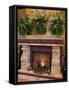 Ornate Fireplace, Tsillan Winery, Columbia Valley Appellation, Washington, USA-Janis Miglavs-Framed Stretched Canvas