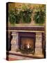 Ornate Fireplace, Tsillan Winery, Columbia Valley Appellation, Washington, USA-Janis Miglavs-Stretched Canvas