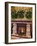 Ornate Fireplace, Tsillan Winery, Columbia Valley Appellation, Washington, USA-Janis Miglavs-Framed Photographic Print