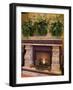 Ornate Fireplace, Tsillan Winery, Columbia Valley Appellation, Washington, USA-Janis Miglavs-Framed Photographic Print