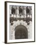 Ornate Gothic Style Entrance to the Tribune Tower, Chicago, Illinois, USA-Amanda Hall-Framed Photographic Print