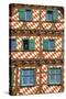 Ornate Half Timbered House in Ulm's Fishermen and Tanners' District, Ulm, Baden-Wurttemberg-Doug Pearson-Stretched Canvas