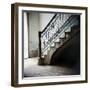 Ornate Ironwork on Stairs, Cienfuegos, Cuba, West Indies, Central America-Lee Frost-Framed Photographic Print