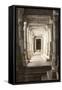 Ornate Marble Columns Of The Famous Jain Temple Ranakpur Located In Rural Rajasthan, India-Erik Kruthoff-Framed Stretched Canvas