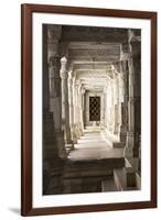 Ornate Marble Columns Of The Famous Jain Temple Ranakpur Located In Rural Rajasthan, India-Erik Kruthoff-Framed Photographic Print