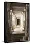 Ornate Marble Columns Of The Famous Jain Temple Ranakpur Located In Rural Rajasthan, India-Erik Kruthoff-Framed Stretched Canvas