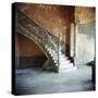 Ornate Marble Staircase in Apartment Building, Havana, Cuba, West Indies, Central America-Lee Frost-Stretched Canvas