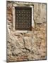 Ornate Metalwork Window Covering Along Side Street, Venice, Italy-Dennis Flaherty-Mounted Photographic Print