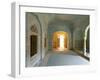 Ornate Passageway to Open Door, Samode Palace, Jaipur, Rajasthan State, India-Gavin Hellier-Framed Photographic Print