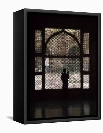 Ornate Screen, Fatehpur Sikri, Unesco World Heritage Site, Uttar Pradesh State, India, Asia-James Gritz-Framed Stretched Canvas