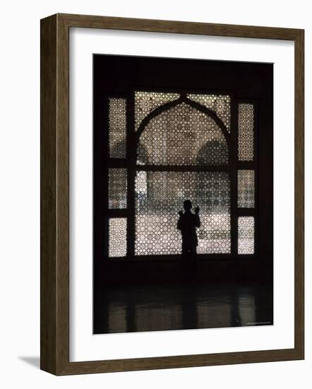 Ornate Screen, Fatehpur Sikri, Unesco World Heritage Site, Uttar Pradesh State, India, Asia-James Gritz-Framed Photographic Print