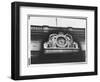 Ornate Sculptural Exterior Clock on Neo Classical Facade of Penn Station, Soon to Be Demolished-Walker Evans-Framed Photographic Print