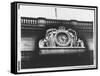 Ornate Sculptural Exterior Clock on Neo Classical Facade of Penn Station, Soon to Be Demolished-Walker Evans-Framed Stretched Canvas