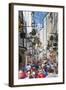 Ornate Shop Signs on Getreidegasse, Salzburgs Bustling Shopping Street, Salzburg-Doug Pearson-Framed Photographic Print