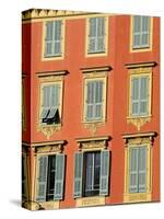 Ornate Shuttered Windows, Port Lympia in the Quartier Du Port, Nice, Alpes Maritimes, Provence, Cot-Peter Richardson-Stretched Canvas