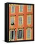 Ornate Shuttered Windows, Port Lympia in the Quartier Du Port, Nice, Alpes Maritimes, Provence, Cot-Peter Richardson-Framed Stretched Canvas