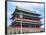 Ornate Traditional Chinese Zhengyangmen Gate Near Tiananmen Square in Central Beijing, China, Asia-Gavin Hellier-Framed Photographic Print