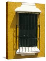 Ornate Window, Ciudad Bolivar, Venezuela, South America-Mark Chivers-Stretched Canvas