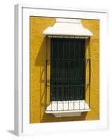 Ornate Window, Ciudad Bolivar, Venezuela, South America-Mark Chivers-Framed Photographic Print