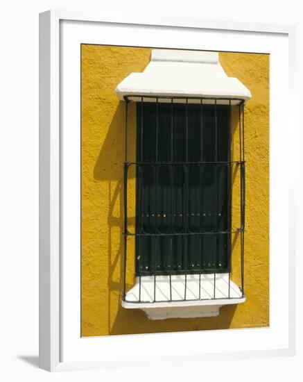 Ornate Window, Ciudad Bolivar, Venezuela, South America-Mark Chivers-Framed Photographic Print