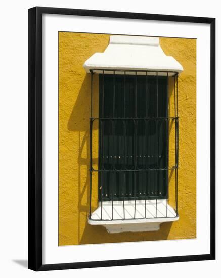 Ornate Window, Ciudad Bolivar, Venezuela, South America-Mark Chivers-Framed Photographic Print