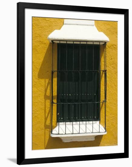 Ornate Window, Ciudad Bolivar, Venezuela, South America-Mark Chivers-Framed Photographic Print