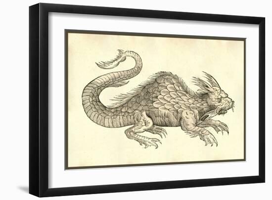 Orobonis Piscis Effigies-Ulisse Aldrovandi-Framed Art Print