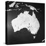 Orographical Map of Australia-null-Stretched Canvas