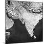 Orographical Map of India and Afghanistan-null-Mounted Photographic Print