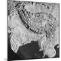 Orographical Map of Tibet and Mt. Everest-null-Mounted Photographic Print