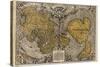 Oronce Fine's World Map, 1531-Library of Congress-Stretched Canvas