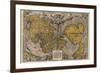 Oronce Fine's World Map, 1531-Library of Congress-Framed Photographic Print