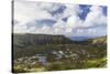 Orongo Crater, Rano Kau, Rapa Nui National Park-Michael Nolan-Stretched Canvas