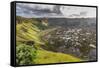 Orongo Crater, Rano Kau, Rapa Nui National Park-Michael Nolan-Framed Stretched Canvas