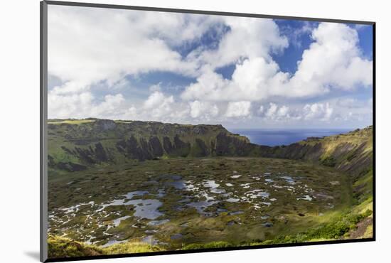 Orongo Crater, Rano Kau, Rapa Nui National Park-Michael Nolan-Mounted Photographic Print