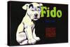 Orosi, California, Fido Brand Citrus Label-Lantern Press-Stretched Canvas