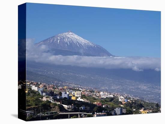 Orotava Valley and Pico Del Teide, Tenerife, Canary Islands, Spain, Europe-Hans Peter Merten-Stretched Canvas