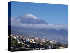 Orotava Valley and Pico Del Teide, Tenerife, Canary Islands, Spain, Europe-Hans Peter Merten-Stretched Canvas