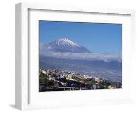 Orotava Valley and Pico Del Teide, Tenerife, Canary Islands, Spain, Europe-Hans Peter Merten-Framed Photographic Print