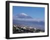 Orotava Valley and Pico Del Teide, Tenerife, Canary Islands, Spain, Europe-Hans Peter Merten-Framed Photographic Print