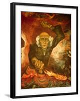 Orozco Mural of Hidalgo at City Hall, Palacio del Gobierno, Guadalajara, Mexico-Charles Sleicher-Framed Photographic Print